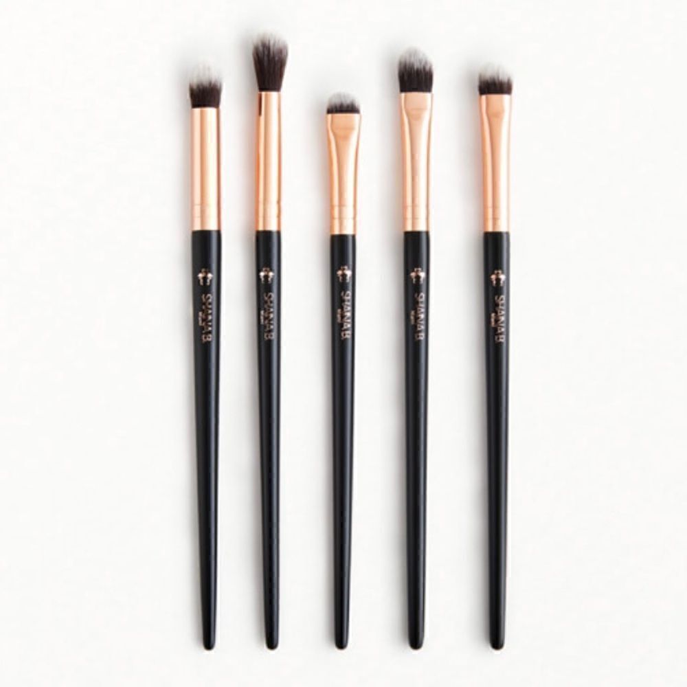 NIP 5 piece makeup brush set by Shaina B Miami